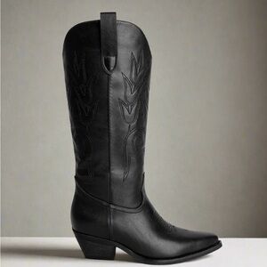 Marfa Jessi Black Cowboy Boot